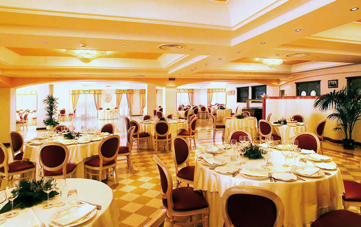 Sala addobbata