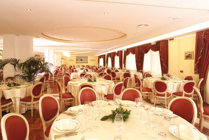 Sala ricevimenti del Grand Hotel Osman